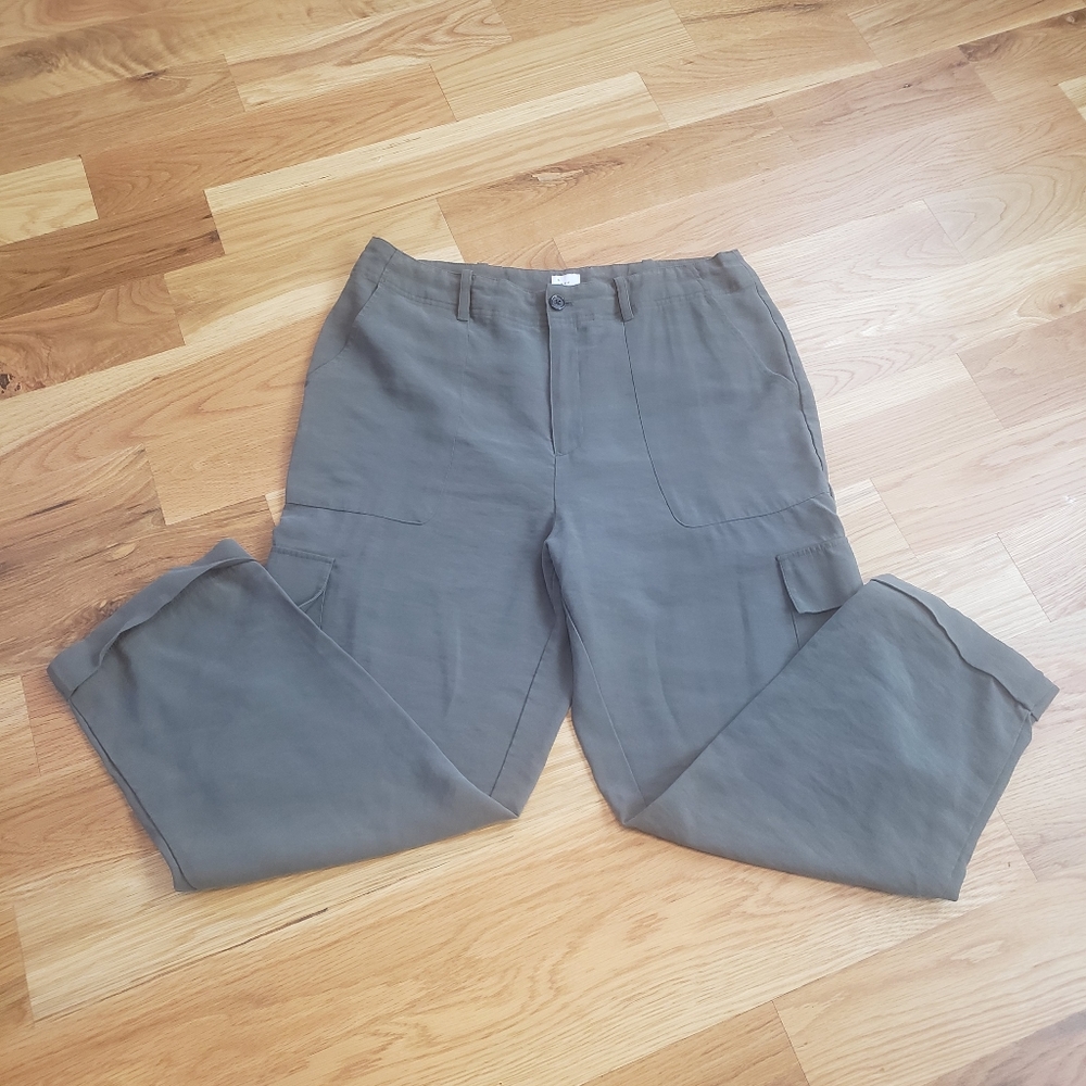 A New Day Olive Green Cargo Pants, Size 14 - Picture 4 of 7